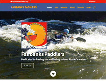 Tablet Screenshot of fairbankspaddlers.org